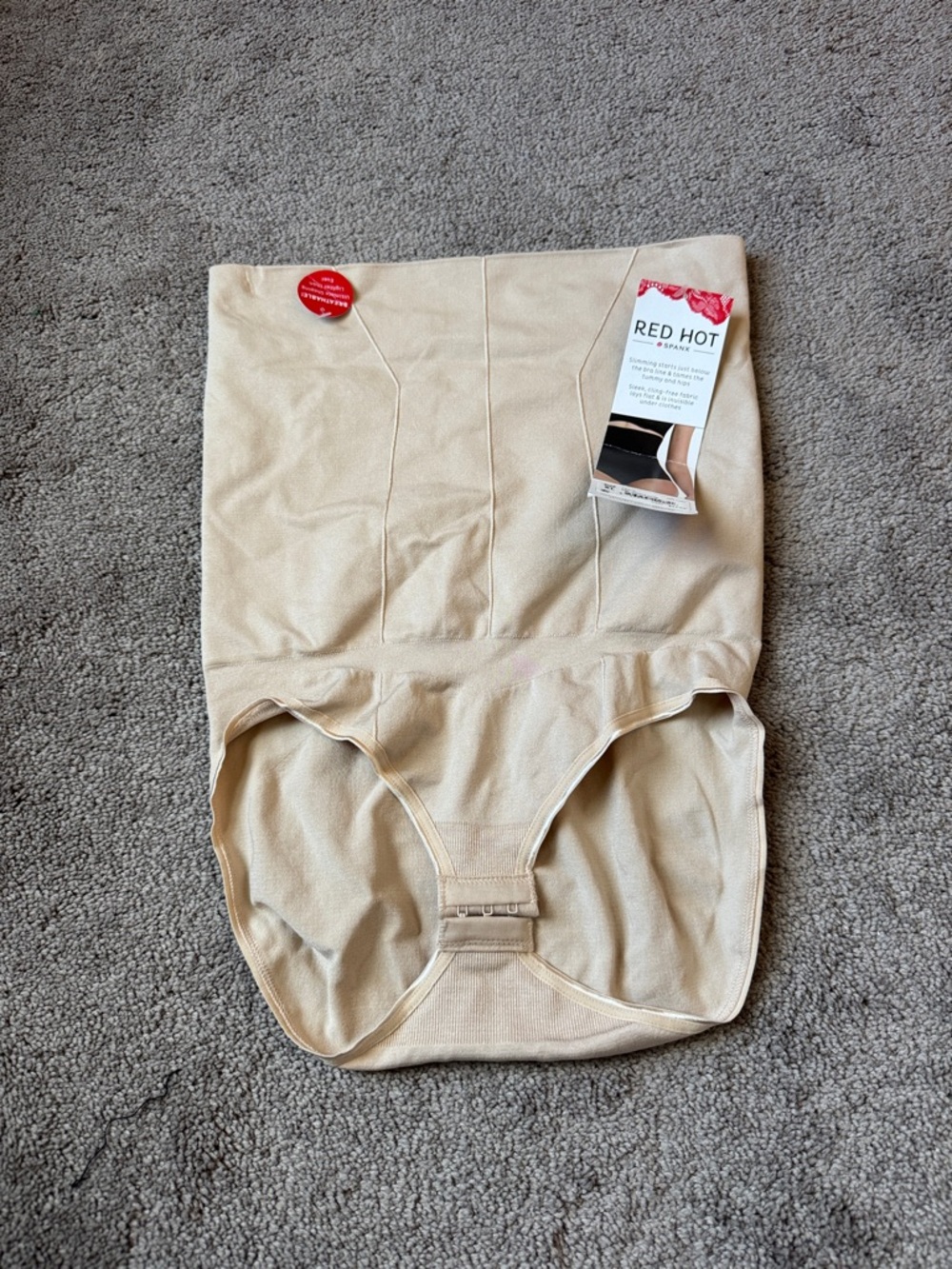Red Hot by Spanx Nude High Rise Shaping Panty SIZE XL